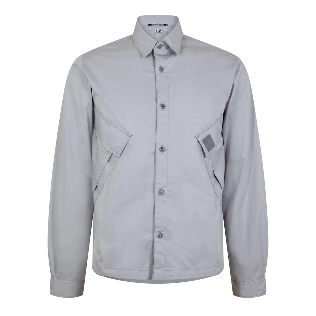 CP Company Shirts - Long Sleeve - Limestone 916